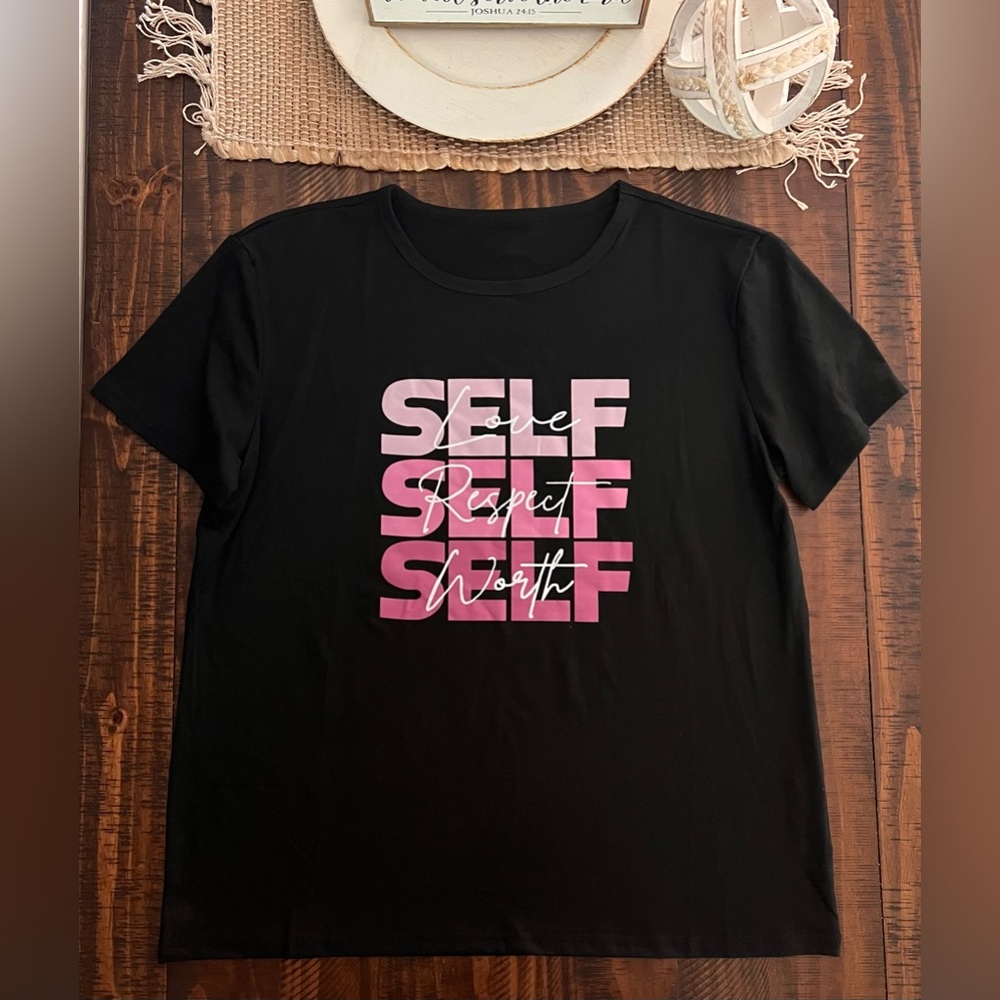 Soft Tee - Self Love - Self Respect - Self Worth graphic tee